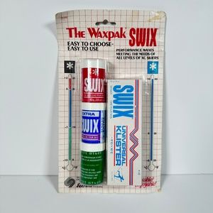 NWT Vintage 1985 Swix Ski Wax Klister Set